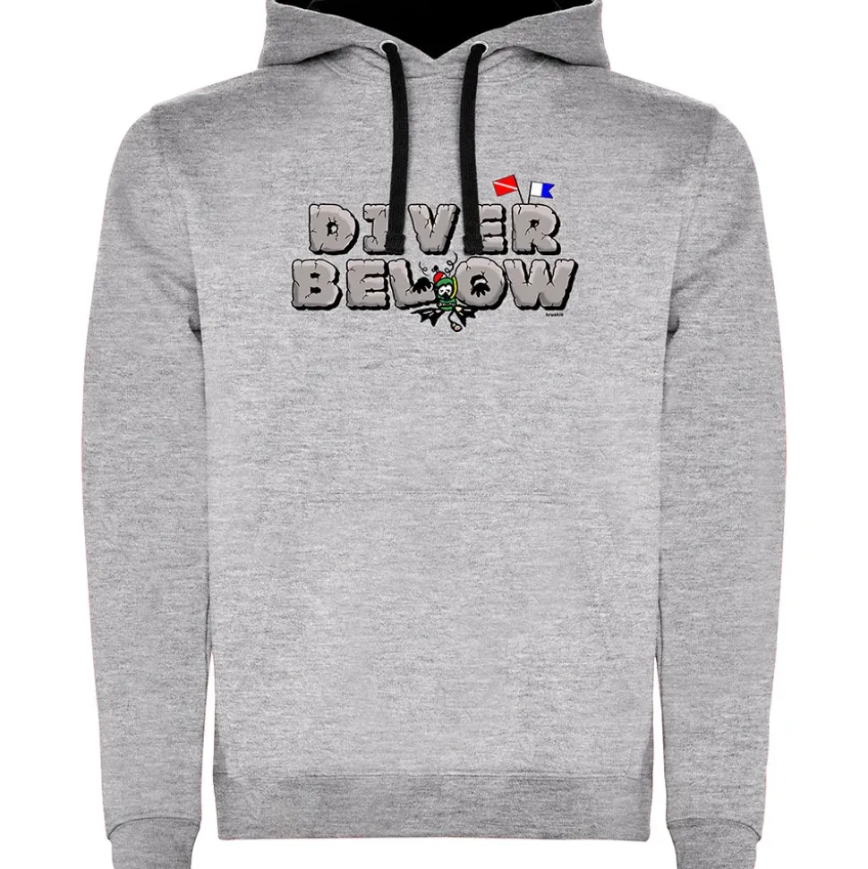 Kruskis Sudadera con capucha Diver Below Two-Colour