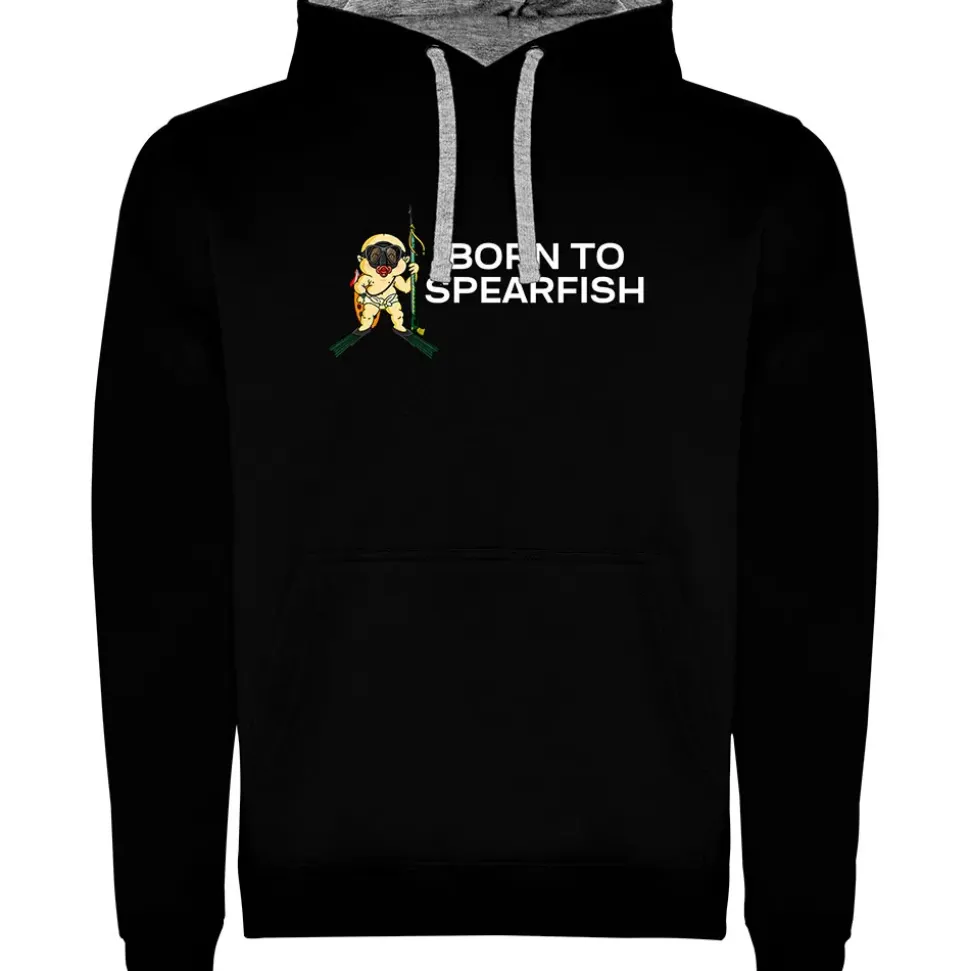 Kruskis Sudadera con capucha Born To Spearfish Two-Colour