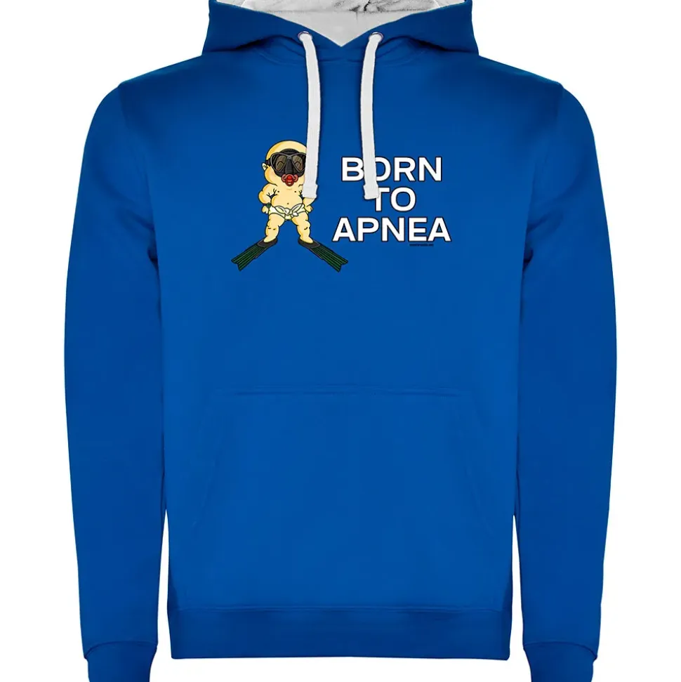 Kruskis Sudadera con capucha Born To Apnea Two-Colour