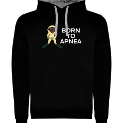 Kruskis Sudadera con capucha Born To Apnea Two-Colour