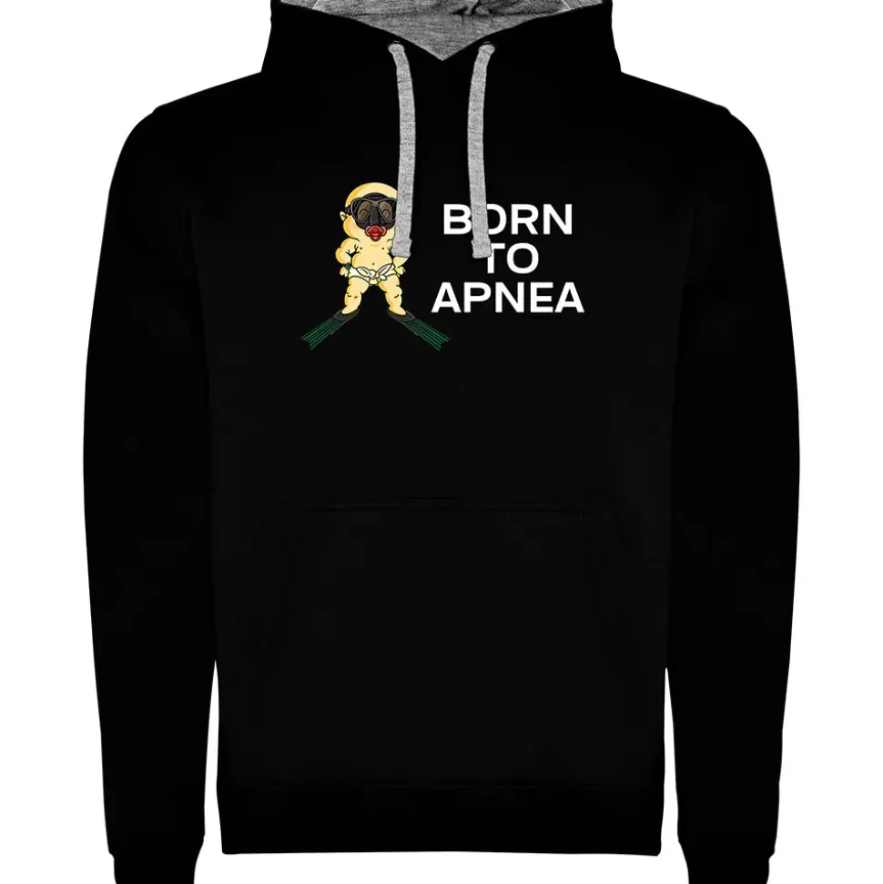 Kruskis Sudadera con capucha Born To Apnea Two-Colour