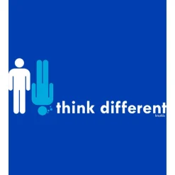 Kruskis Sudadera con capucha Think Different Two-Colour