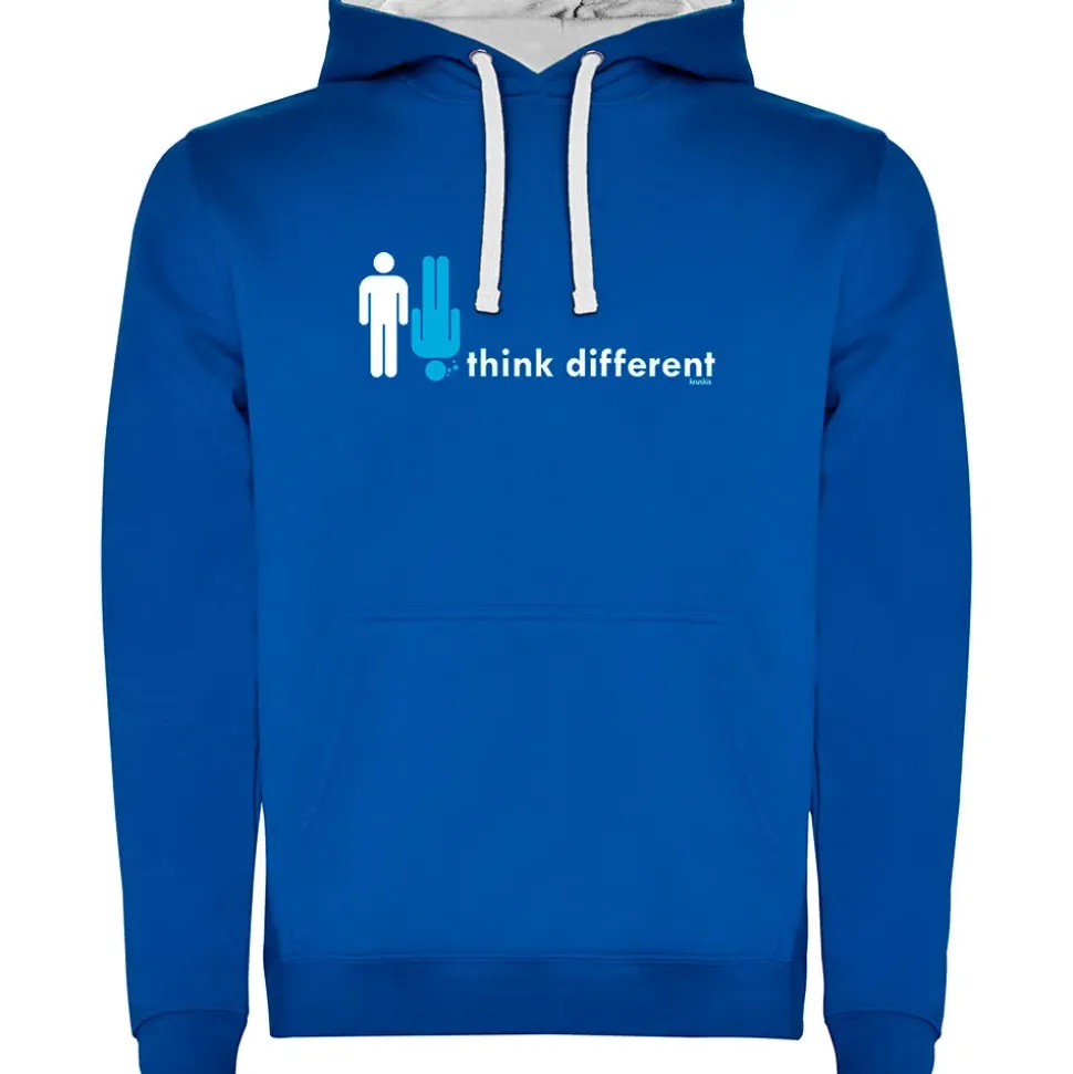 Kruskis Sudadera con capucha Think Different Two-Colour