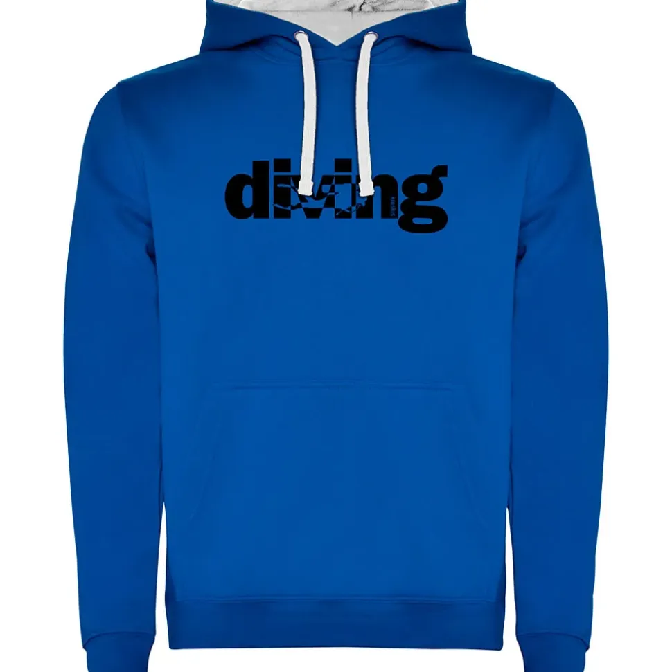 Kruskis Sudadera con capucha Word Diving Two-Colour