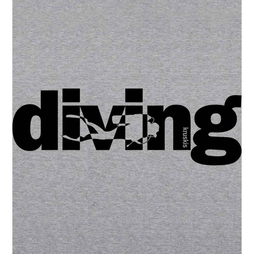 Kruskis Sudadera con capucha Word Diving Two-Colour