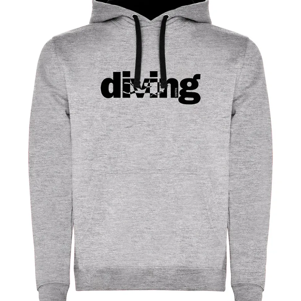 Kruskis Sudadera con capucha Word Diving Two-Colour