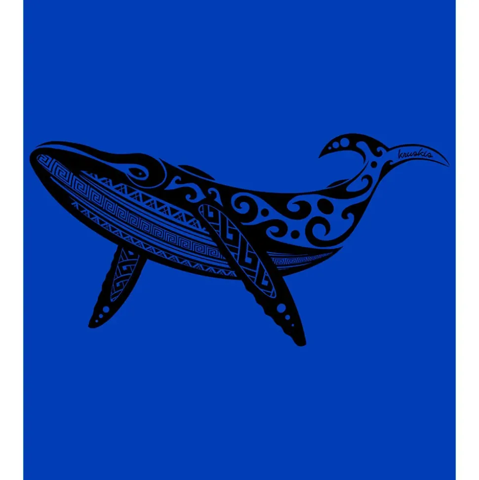 Kruskis Sudadera con capucha Whale Tribal Two-Colour
