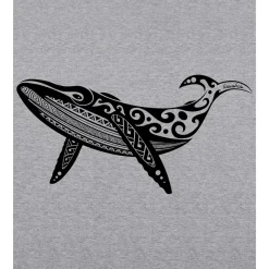 Kruskis Sudadera con capucha Whale Tribal Two-Colour