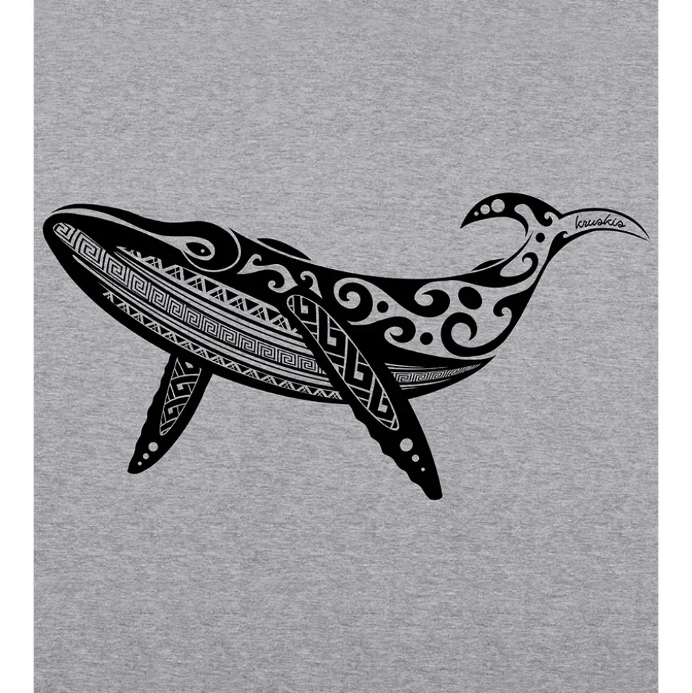 Kruskis Sudadera con capucha Whale Tribal Two-Colour