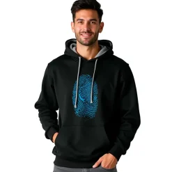 Kruskis Sudadera con capucha SpearFisher Fingerprint Two-Colour