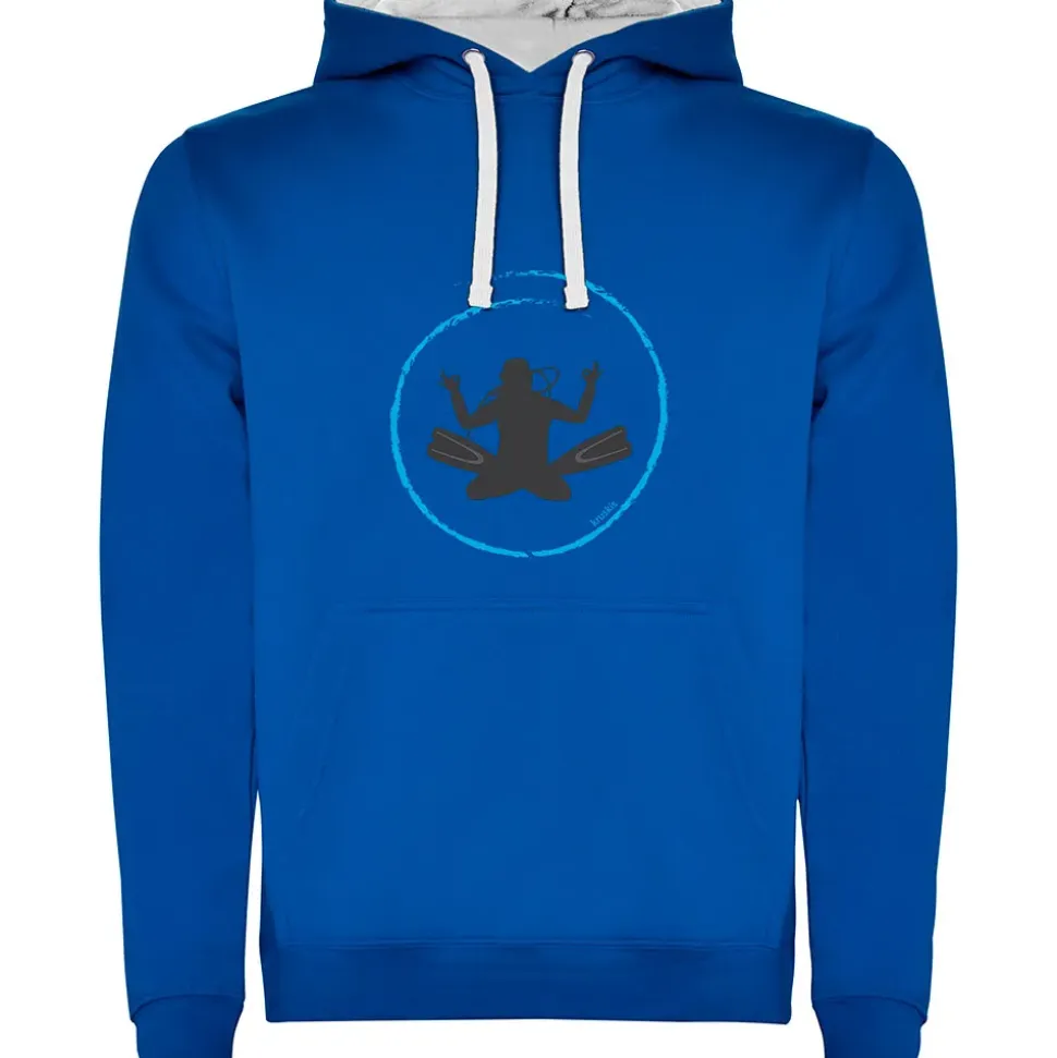 Kruskis Sudadera con capucha Diver Zen Two-Colour