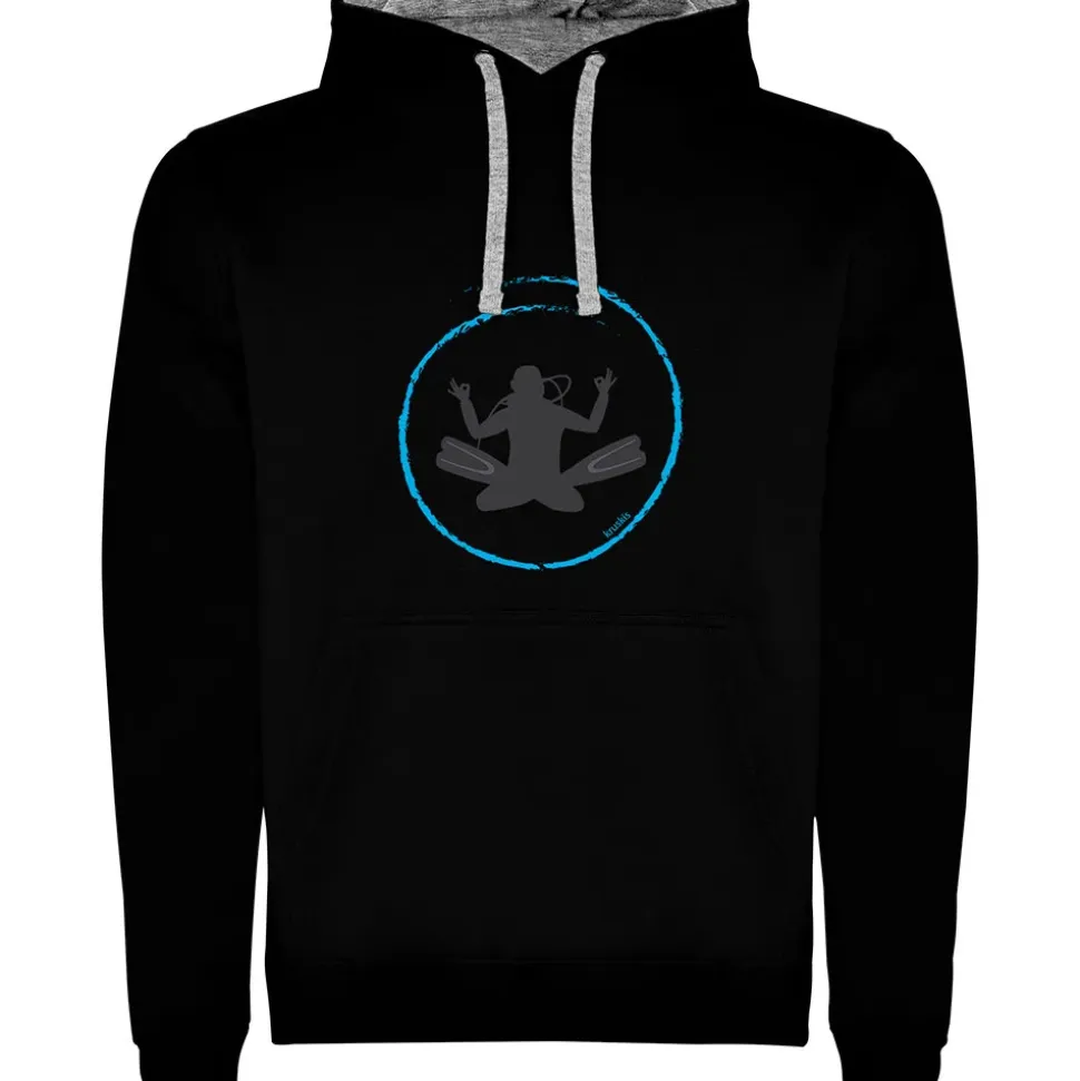 Kruskis Sudadera con capucha Diver Zen Two-Colour