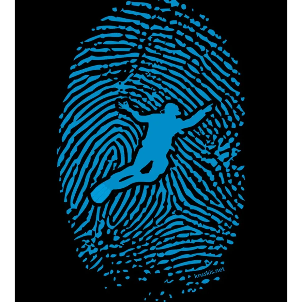Kruskis Sudadera con capucha Diver Fingerprint Two-Colour