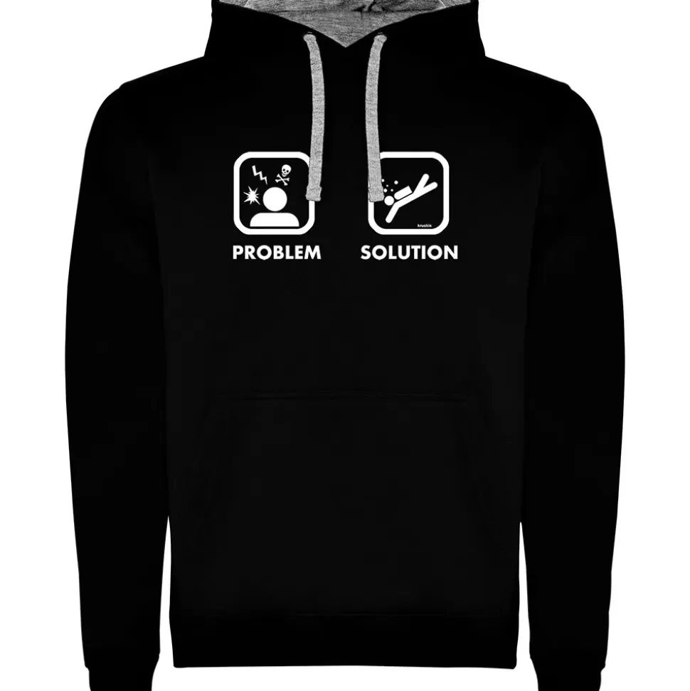 Kruskis Sudadera con capucha Problem Solution Two-Colour
