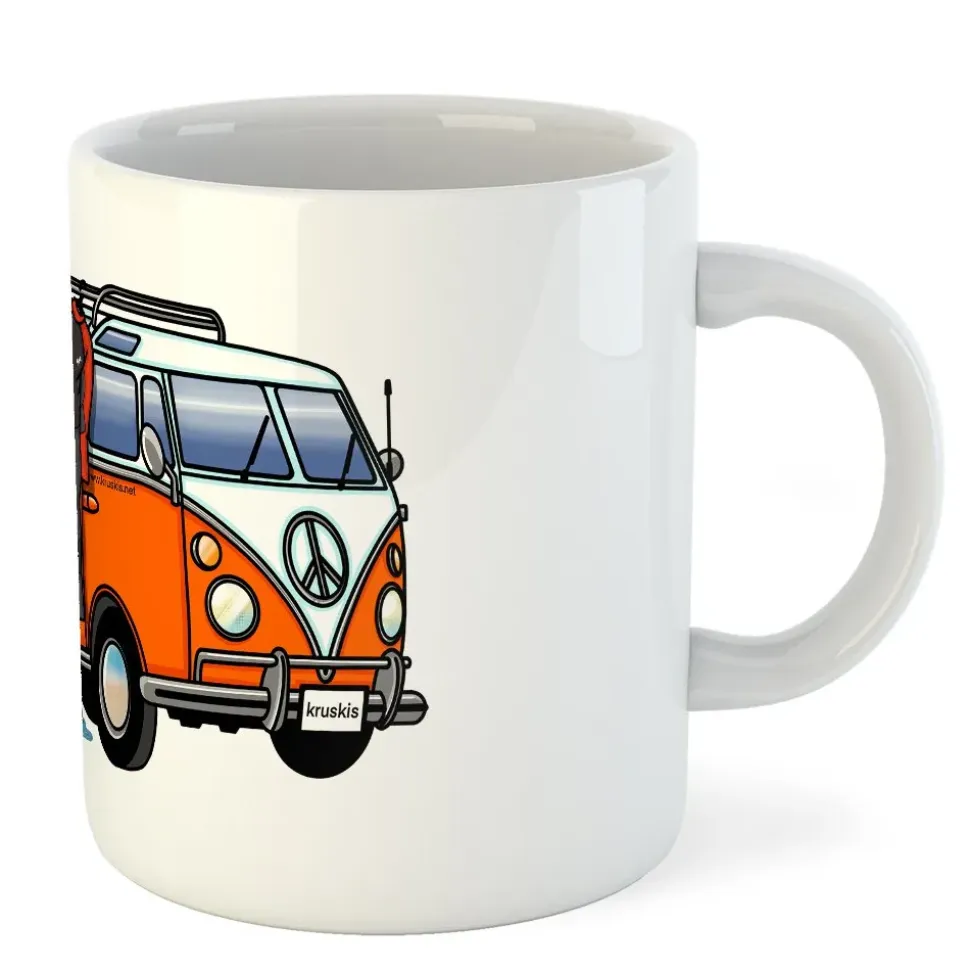 Kruskis Taza Hippie Van Dive 325ml