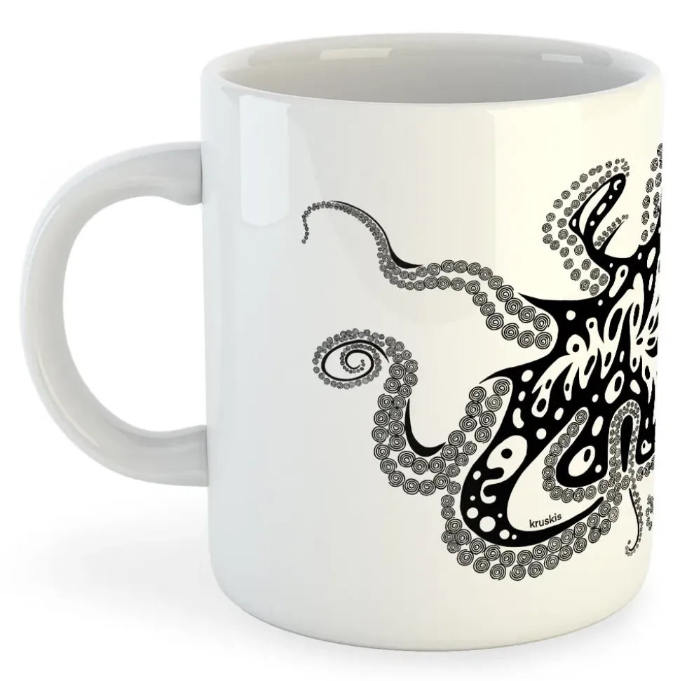 Kruskis Taza Psychedelic Octopus 325ml