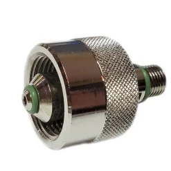 Metalsub Adaptador botella de buceo Nevoc W30X2 To 1/4´´ BSP Oxygen Type 32