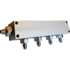 Metalsub Bloque del colector Coltri Inlet 4 Outlets