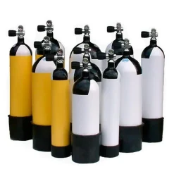 Metalsub Botella de buceo 2 Outlets V Valve 12L 232 2026