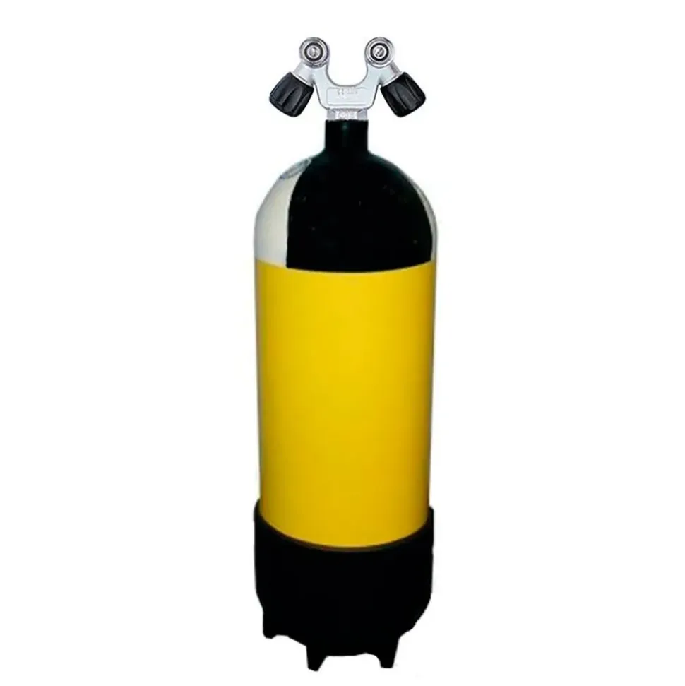 Metalsub Botella de buceo 2 Outlets V Valve 18L 232 2026