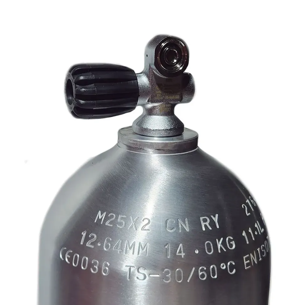 Metalsub Botella de buceo S80 Aluminum 207 Bar Single Valve 2026