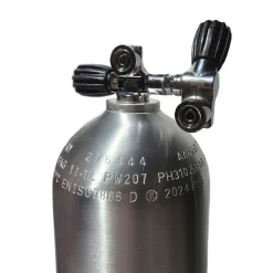 Metalsub Botella de buceo S80 2026 Aluminum 207 Bar 2 Outlets Modular