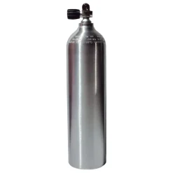 Metalsub Botella de buceo S40 Aluminium 207 Bar Single Valve