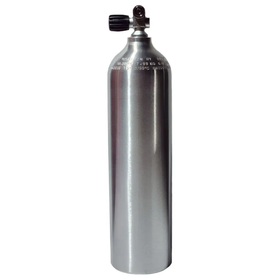 Metalsub Botella de buceo S40 Aluminium 207 Bar Single Valve