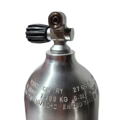 Metalsub Botella de buceo S40 Aluminium 207 Bar Single Valve
