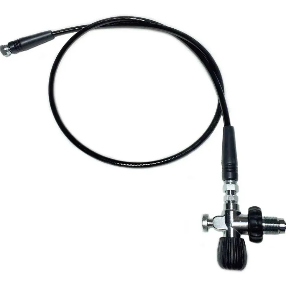 Metalsub Compresor Manguera con válvula DIN 200/300 hembra BSP de 1/4´´