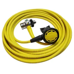 Metalsub Conjunto de regulador de buceo Hookah DIN Piston 20 m