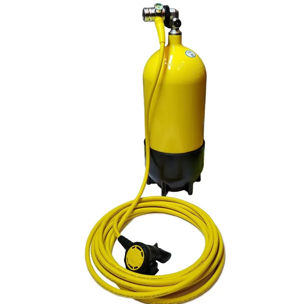 Metalsub Conjunto de regulador de buceo Hookah DIN Piston 20 m