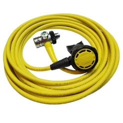 Metalsub Conjunto de regulador de buceo Hookah DIN Piston 10 m