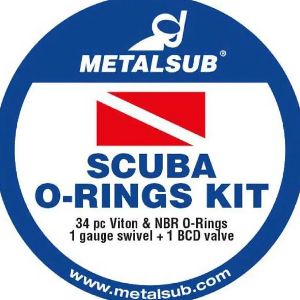 Metalsub Junta tórica Scuba Air/Nitrox s KIT 34 pc