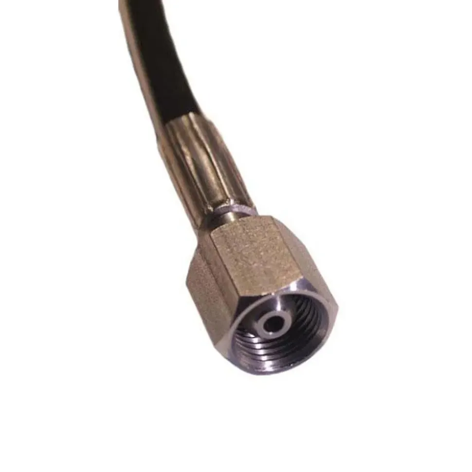 Metalsub Manguera de llenado para compresor Bauer Acero inoxidable