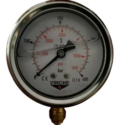 Metalsub Manómetro Technical Air 63 Mm 0-400 Bar