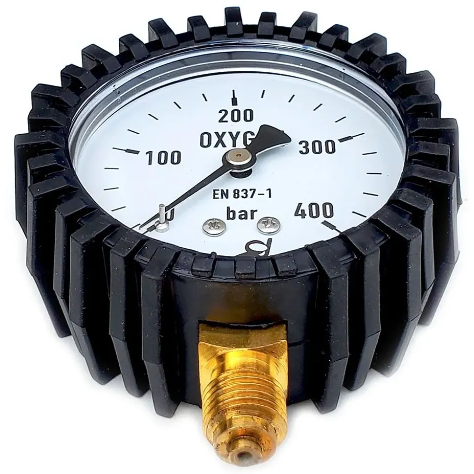 Metalsub Manómetro Technical Oxygen 63 Mm 0-400 Bar