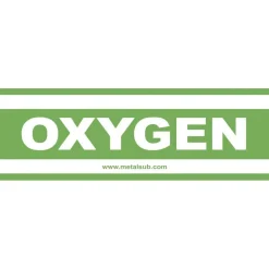 Metalsub Pegatina Tank Oxygen
