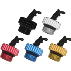 Metalsub Tapón de aluminio para válvula DIN