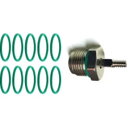 Metalsub Válvula Viton O-Ring Bonnet Nut Model A-B 10 unidades