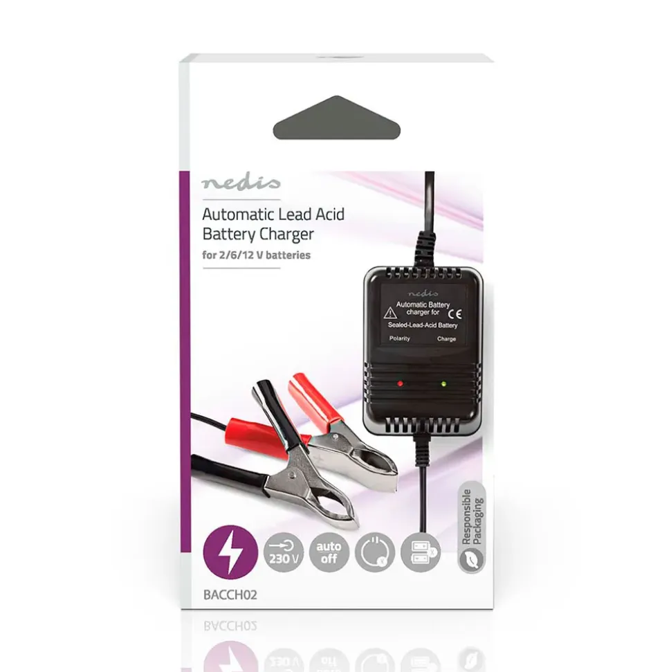 Nedis Cargador de baterías BACCH02