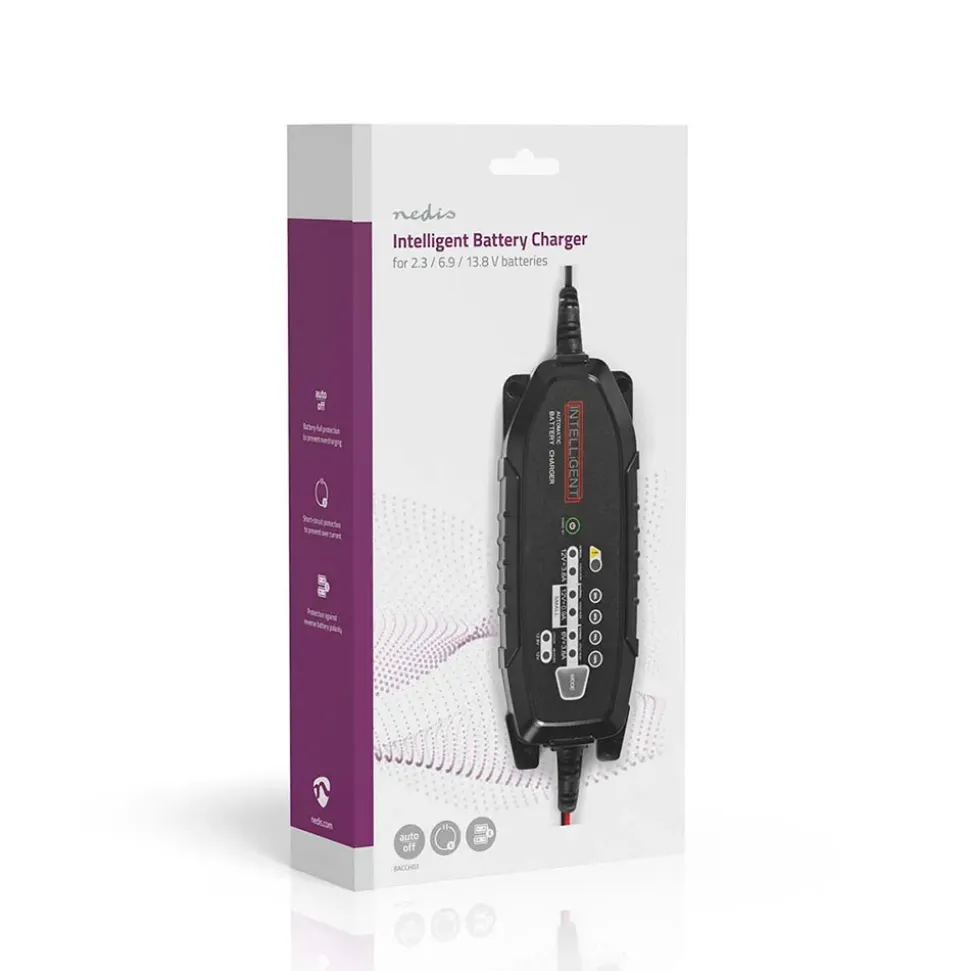 Nedis Cargador de baterías BACCH03