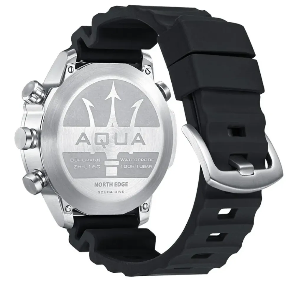 North Edge Ordenador de buceo Aqua Freedive Multi-Sport 10 ATM