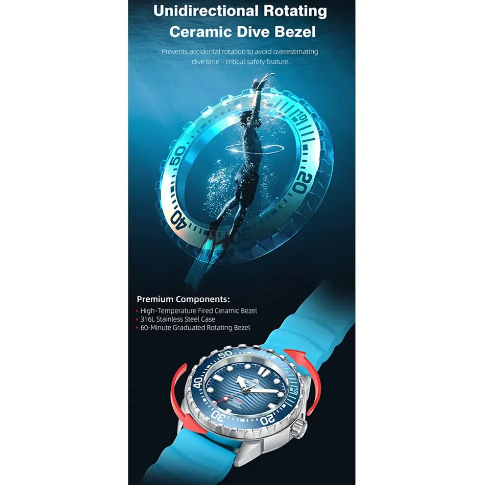 North Edge Reloj Acero Triton