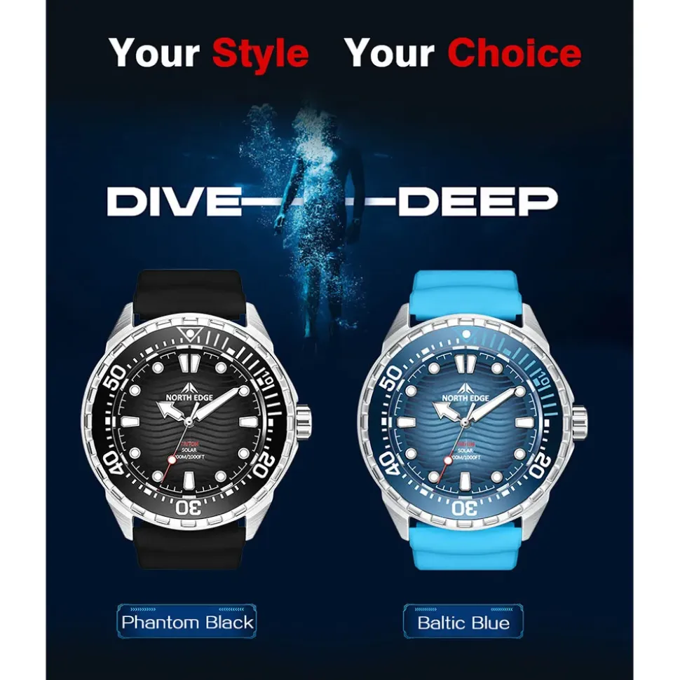North Edge Reloj Acero Triton