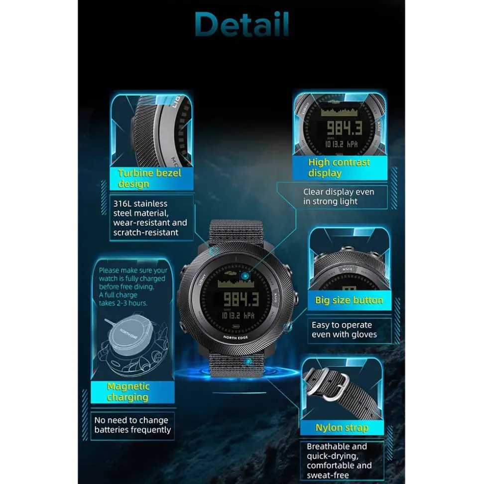 North Edge Reloj Apache Dive