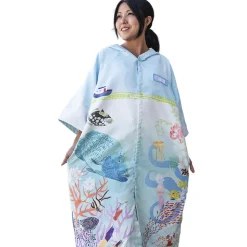 Oceanarium Poncho Napoleon With Clips