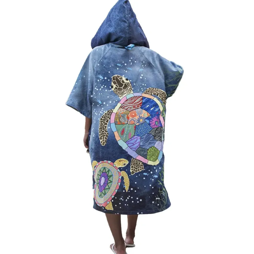 Oceanarium Poncho Turtle With Clips