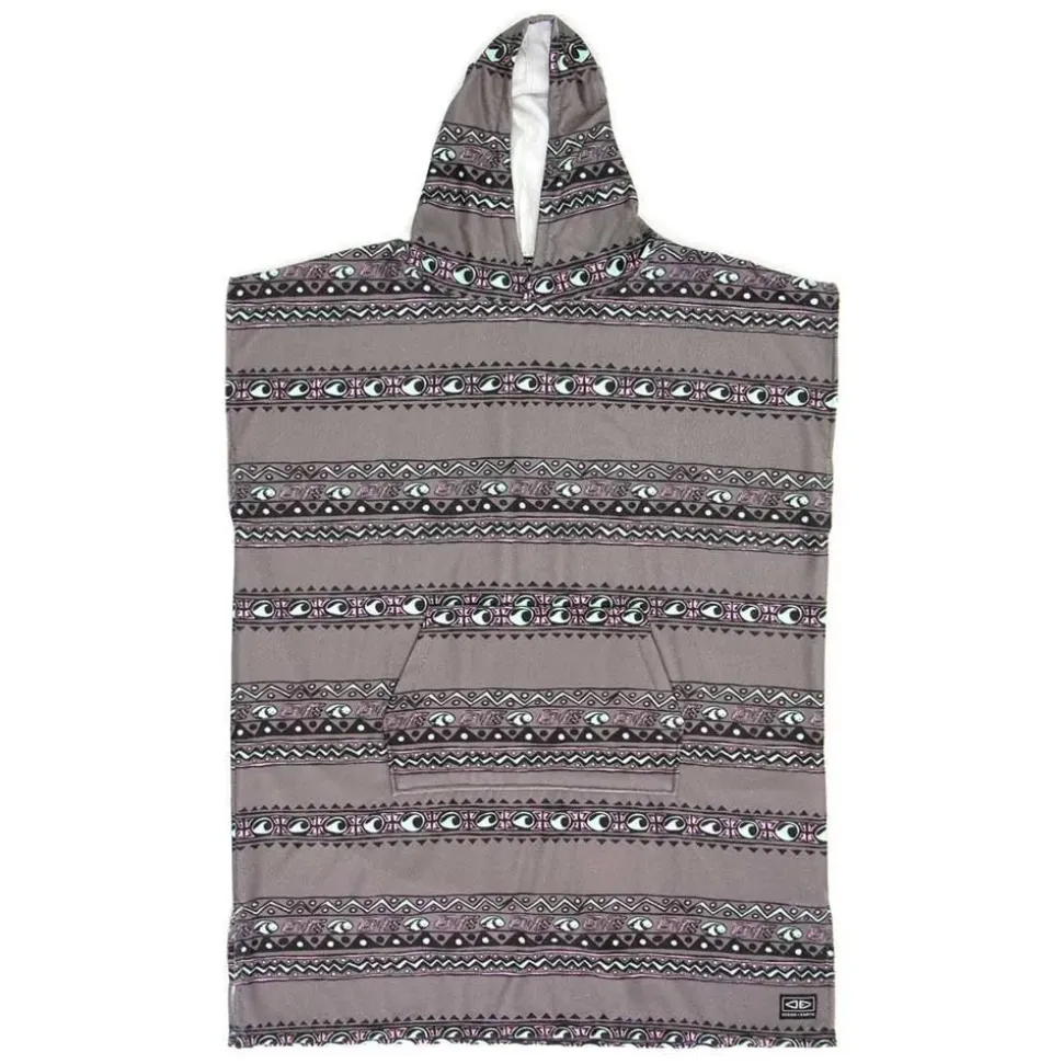 Ocean & Earth Poncho Digital Hooded