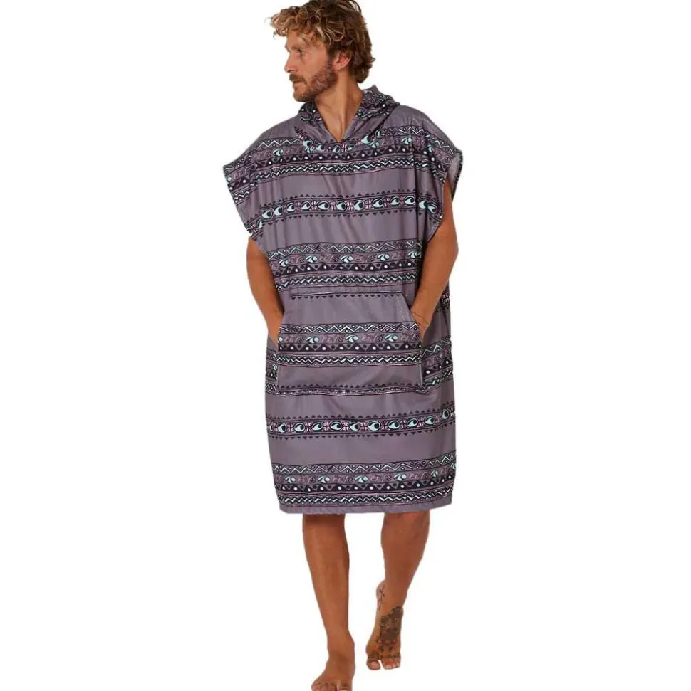 Ocean & Earth Poncho Digital Hooded